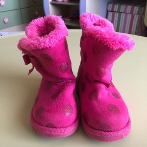 Adorable Minnie Mouse Snow Boots Size 7 VGUC